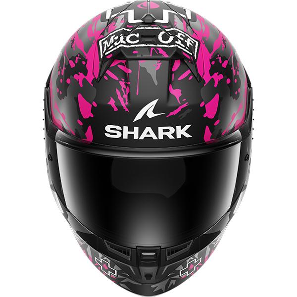 Shark Skwal Cup Full Face Motorcycle Helmet - Redding Mat KVB