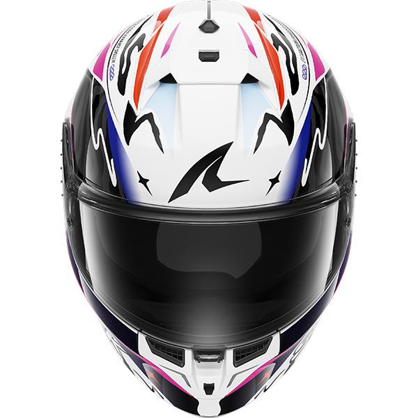 Shark Skwal Cup Full Face Motorcycle Helmet - Speed Fancy WKO