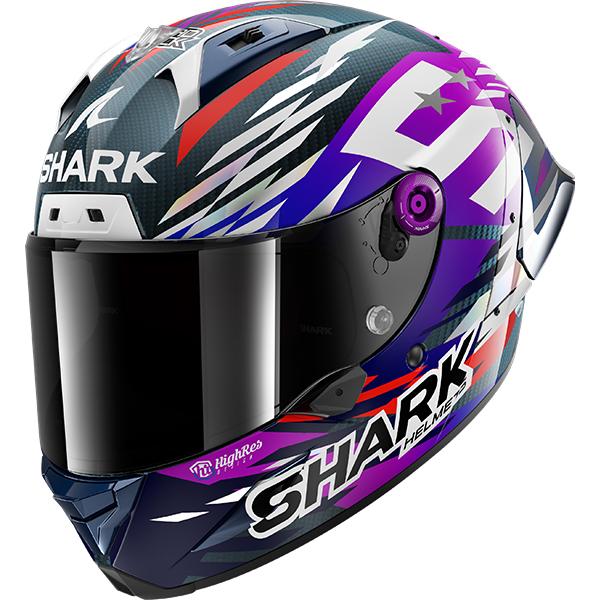 Shark Aeron-GP FIM 2 Full Face Motorcycle Helmet - Zarco Sign DVU
