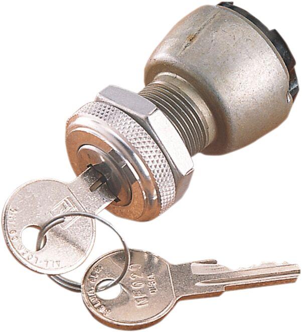 Drag Specialties Universal Ignition Switch For Harley Davidson XL 883 1991-1993 - Chrome