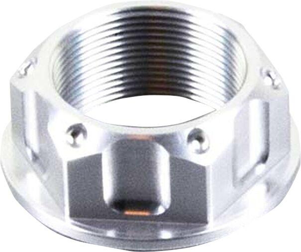 Pro Bolt Aluminium Top Yoke Nut For Triumph Daytona 675 2006-2014 - Silver
