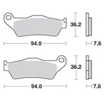 Moto Master Racing GP SinterPRO Brake Pads For Sherco 4.5 450I 2005-2008 Front