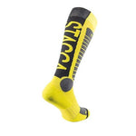 Sidi 2026 Rapidus Motorcycle Socks - Yellow/Grey/Black