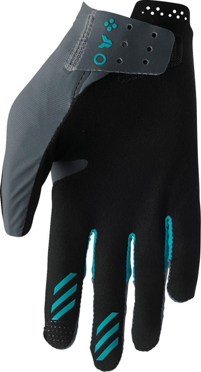 Thor Womens Sportmode Iconic Gloves - Aqua/Black/Grey