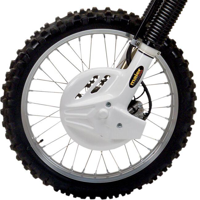 Maier Fork Disc Guard Kit For Suzuki DRZ400E 2000-2005 Front - White