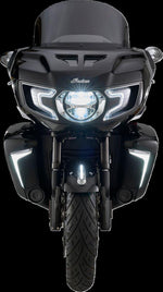Ciro Fang Lower Fairing Lights For Indian Challenger 108 ABS 2020-2026 Chrome Clear