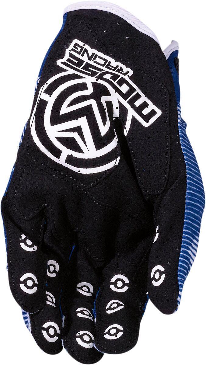 Moose Racing MX-1 Gloves - Black Blue White
