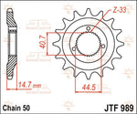 JT Sprocket For Harley Davidson XLH 883 1991-1992 Front  21T