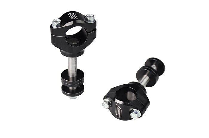 Scar Bar Mounts For OEM Triple Clamps For Kawasaki KX250 2021-2026 - Black