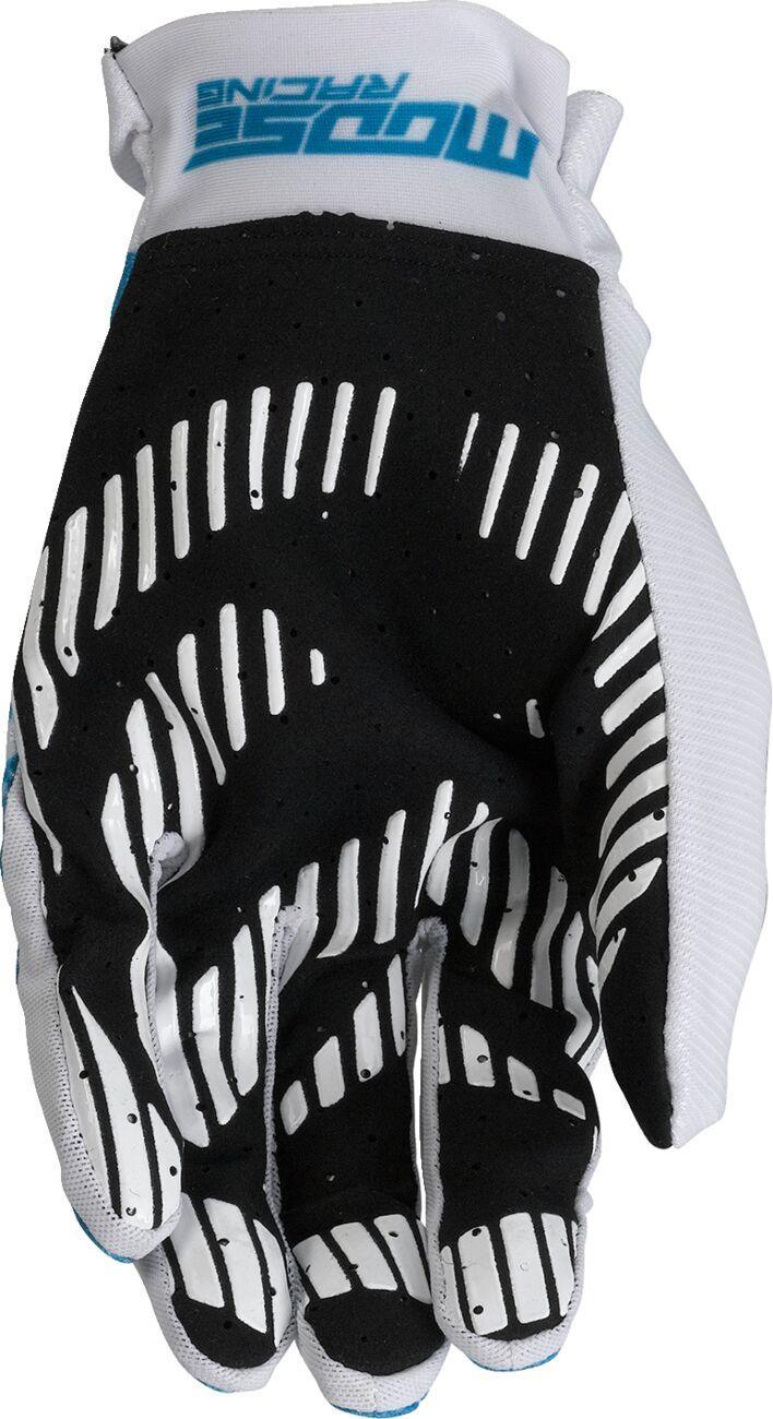 Moose Racing MX2 Gloves - Black Blue White