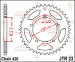JT Sprocket For Aprilia RS 50 1999-2005 Rear  47T
