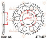 JT Sprocket For Suzuki GSF 400 1991-1994 Rear  48T