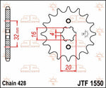JT Sprocket For Fantic 125 E 2016-2017 Front  14T
