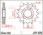 JT Sprocket For Yamaha FZR 400 1986 Front  15T