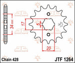 JT Sprocket For Honda CB 125F 2015-2024 Front  15T
