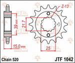 JT Sprocket For Kymco KXR250 2X4 2004-2007 Front  14T