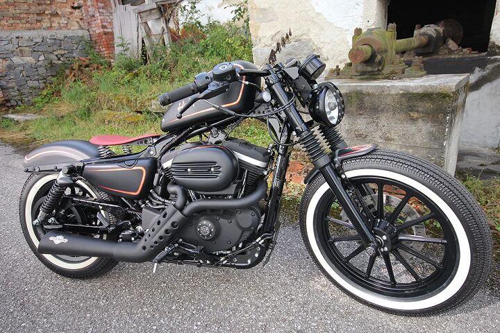 Cult Werk Fork Covers For Harley Davidson XL 883 1986-2009 Upper - Black