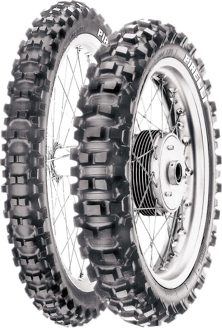 Pirelli Scorpion MX32 Mid Hard Rear Tyre Blackwall  51M 120 80-19"