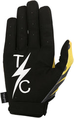 Thrashin Supply Co Stealth Gloves - Black Orange Yellow