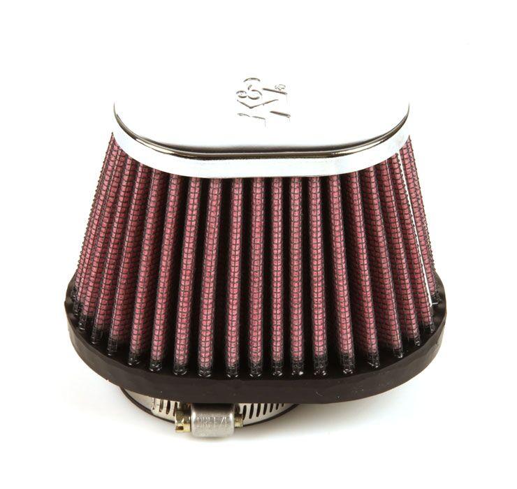 K&N Clamp On Air Filter For Honda CB 750 K 1977-1978 - Chrome
