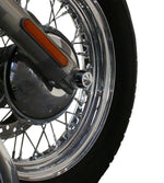 Accutronix Elite Front Axle Cap Front 25.4 mm (1") - Chrome Silver