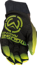 Moose Racing SX1 Gloves - Black Hi-Vis Yellow