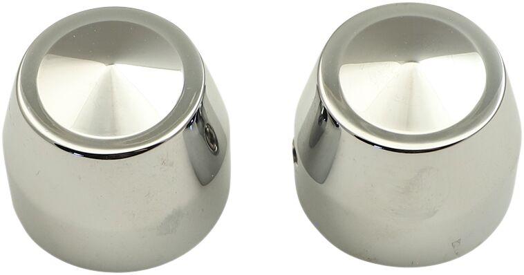 Accutronix Elite Front Axle Cap Front 25 mm (63 64") - Chrome Silver