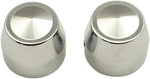 Accutronix Elite Front Axle Cap Front 25 mm (63 64") - Chrome Silver