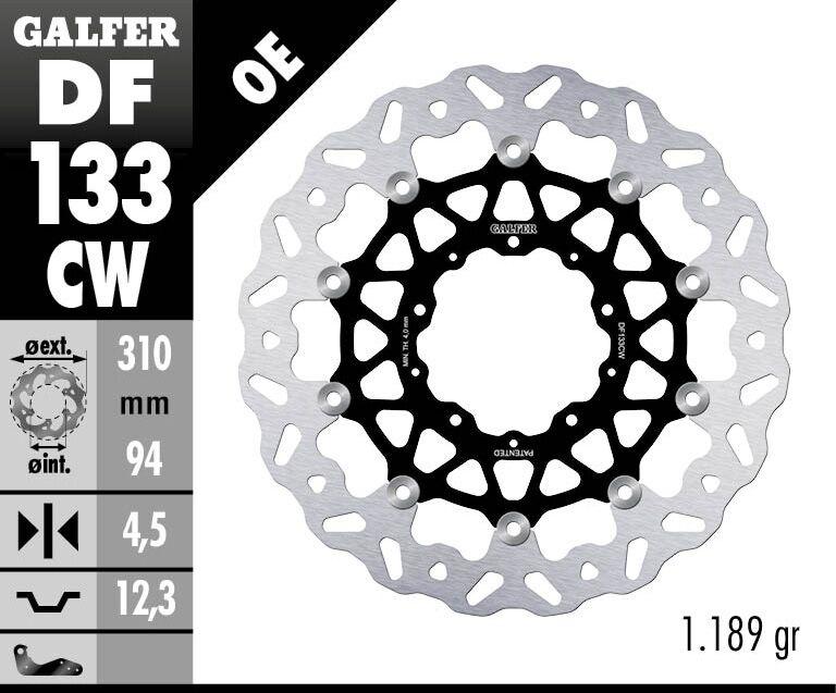Galfer Brake Disc For Honda CB1000R Neo Sports Cafe 2018-2024 Front