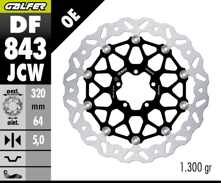 Galfer Floatech Wave Brake Disc For KTM Brabus 1300 R 2022 Front