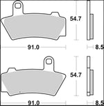 Brembo Prime Sintered Genuine Brake Pads For BMW R 18 ABS 2021-2024 Front
