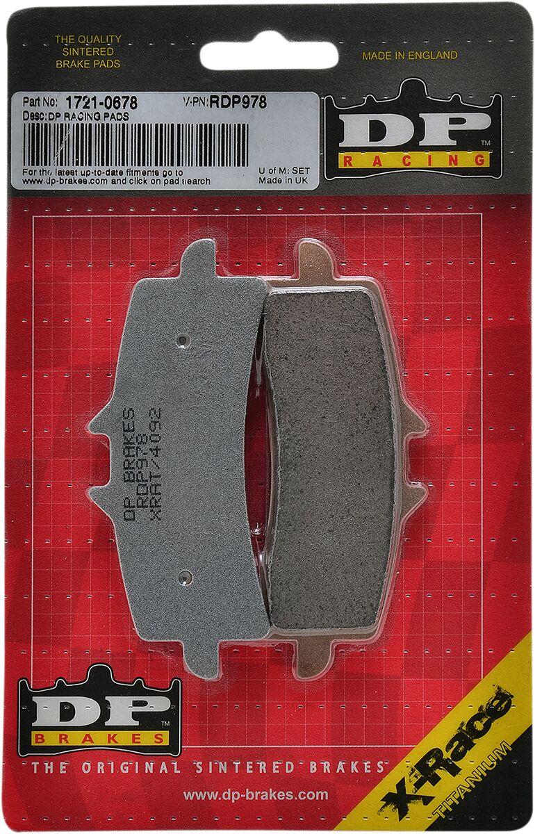 DP Brakes RDP X-Race Titanium Sintered Brake Pads For Ducati 1098 2007-2008 Front