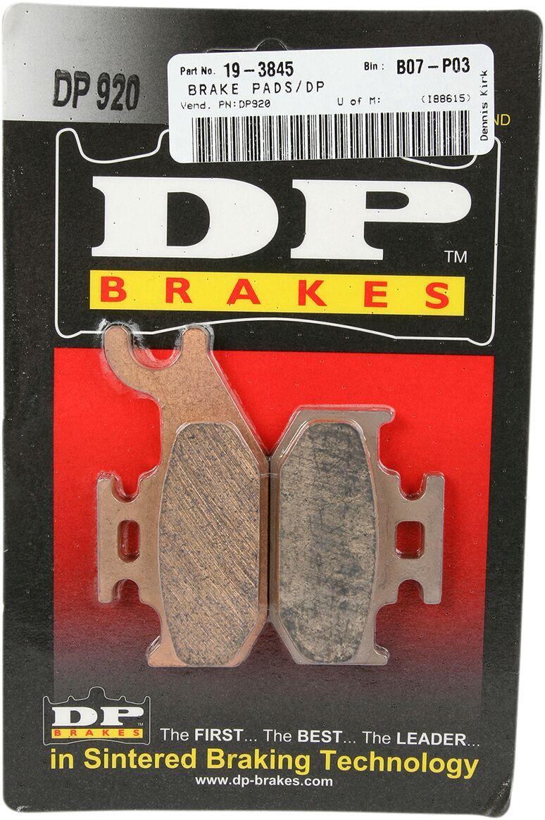 DP Brakes ATV/UTV Sintered Metal Brake Pads For Can Am Commander 1000 EFI 2014-2017 Rear