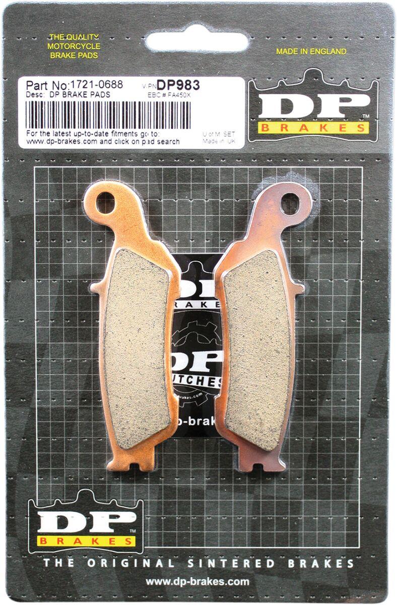 DP Brakes Standard DP Sintered Brake Pads For Yamaha WRF250 2018-2020 Front