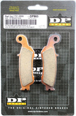 DP Brakes Standard DP Sintered Brake Pads For Yamaha WRF250 2018-2020 Front