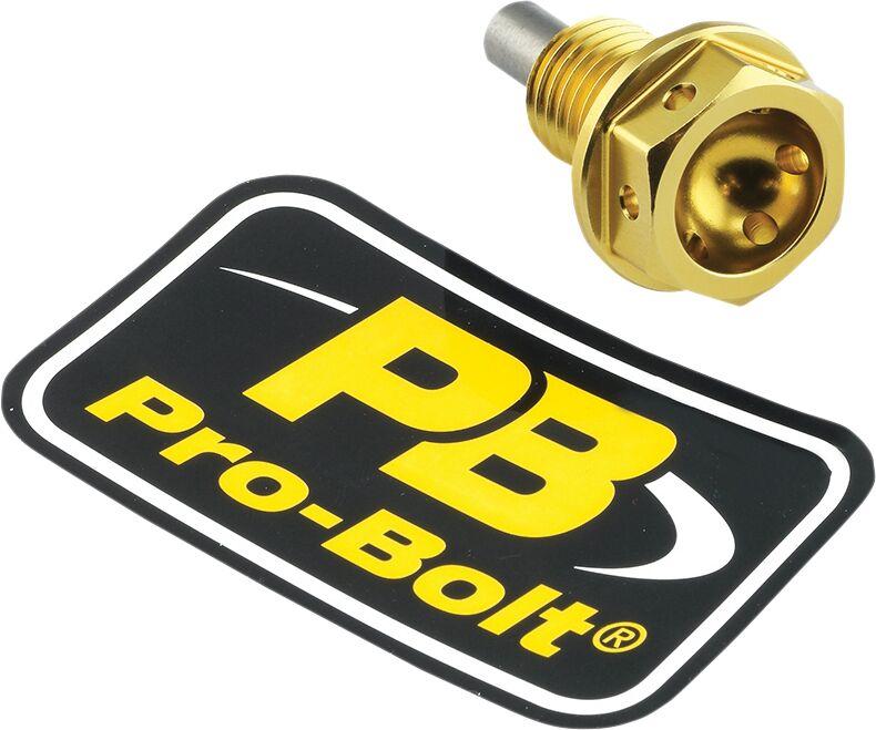 Pro Bolt Aluminium Magnetic Sump/Drain Bolt For Honda CB600F 1998-2006 Gold