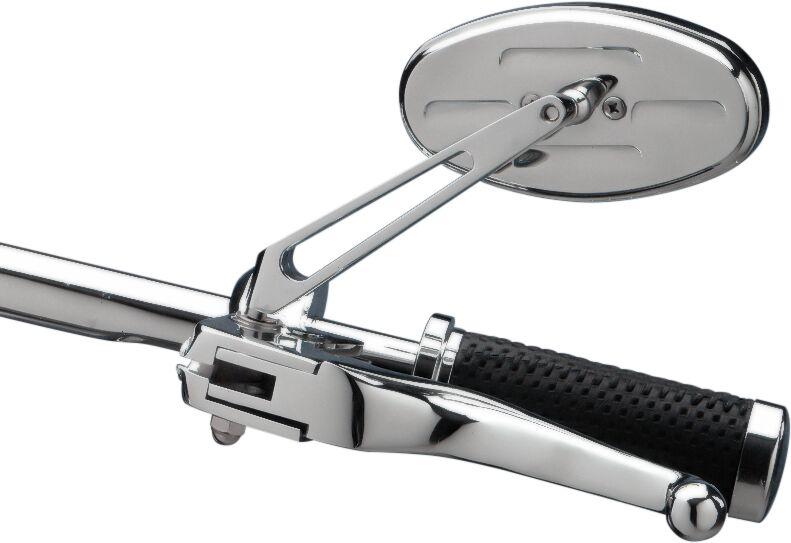 Drag Specialties Stealth I Mirror For Harley Davidson FLFBS 1868 2022 - Chrome Silver