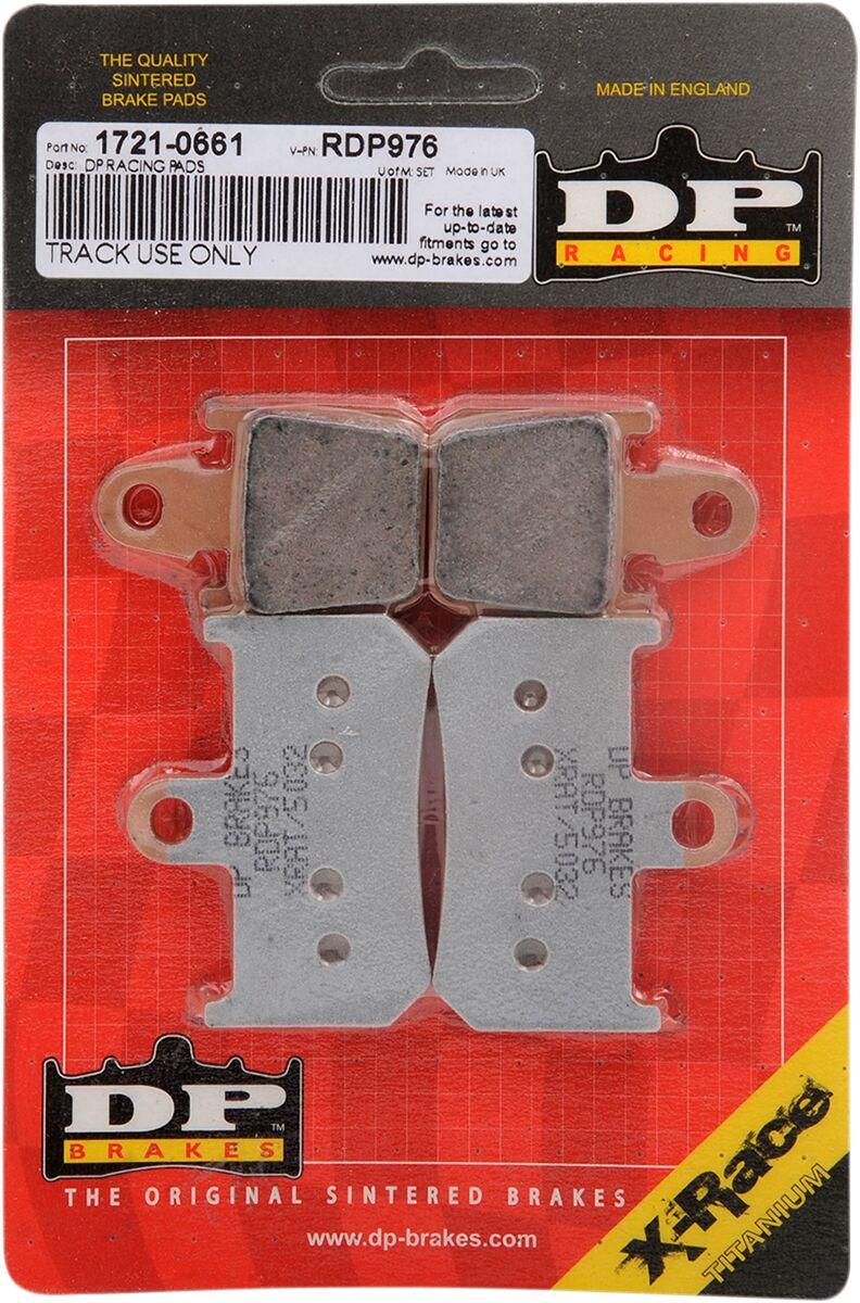 DP Brakes RDP X-Race Titanium Sintered Brake Pads For Yamaha MT-01 1700 2007-2012 Front