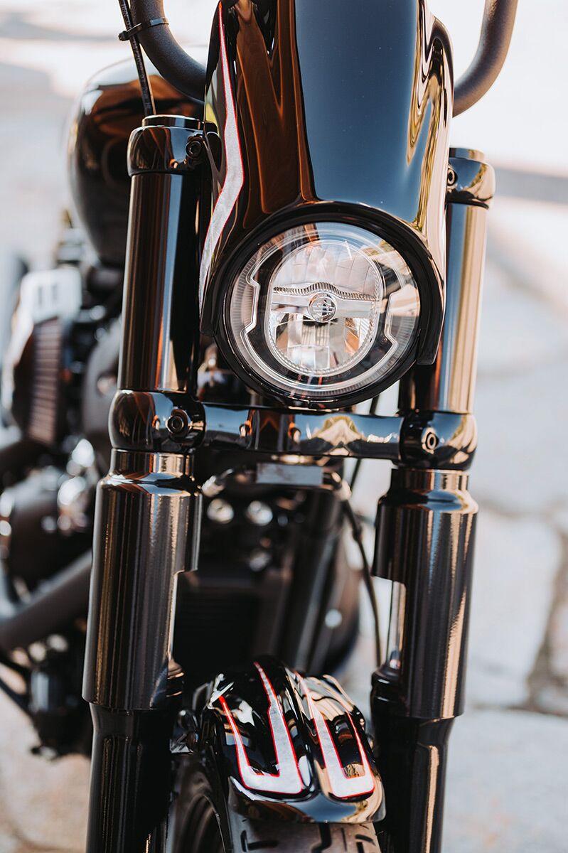 Cult Werk Fork Covers For Harley Davidson FXBB 1750 2018-2020 Upper - Black