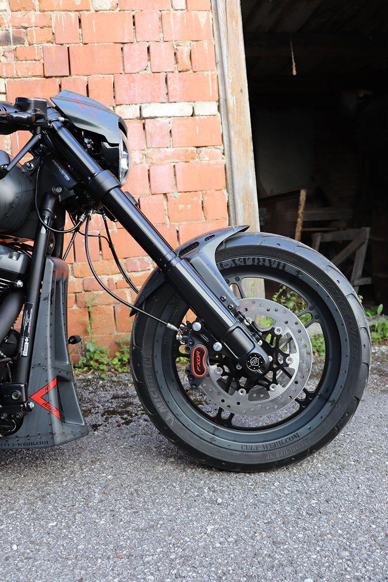 Cult Werk Fork Covers For Harley Davidson FXDR1868 2019 Lower - Black