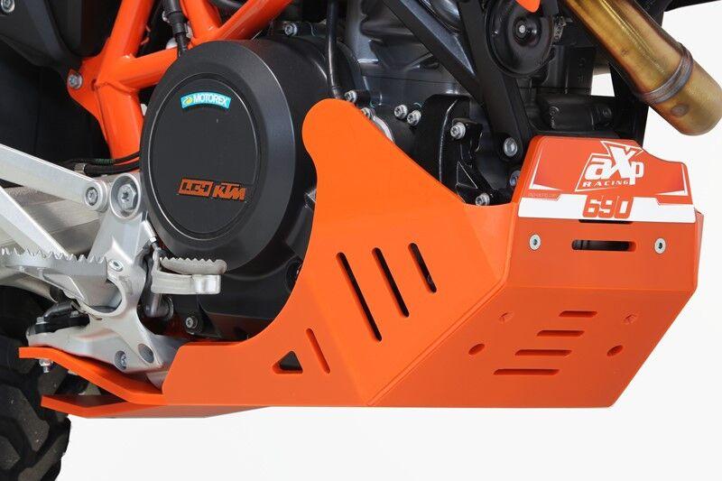 AXP Adventure Skid Plate For KTM Enduro 690 2008-2011 - Orange