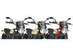 Puig Retrovision Carbon Look Semi Fairing & Screen For Ducati Scrambler 800 Icon Dark 2020-2022 - Light Smoke