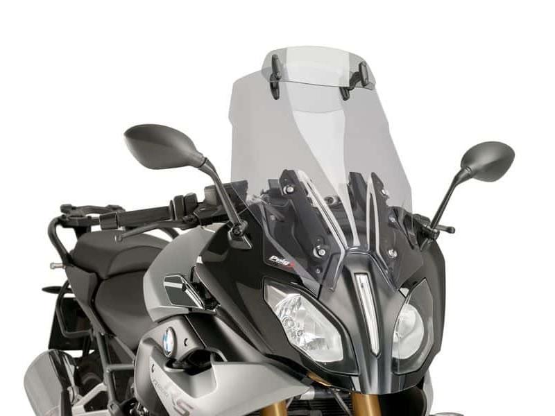 Puig Touring Screen Plus With Extender For BMW R1200 RS 2015-2018 - Light Smoke