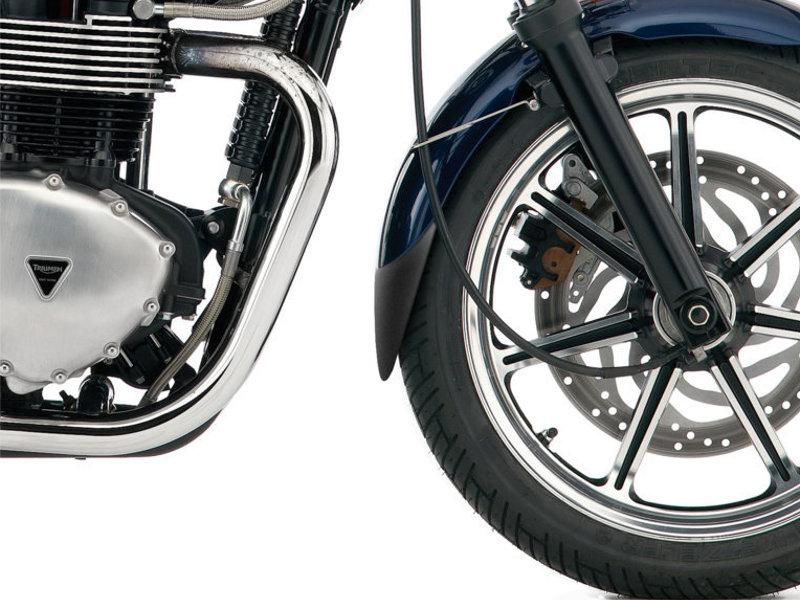 Puig Front Fender Extender For Triumph Bonneville 2009-2015 - Black