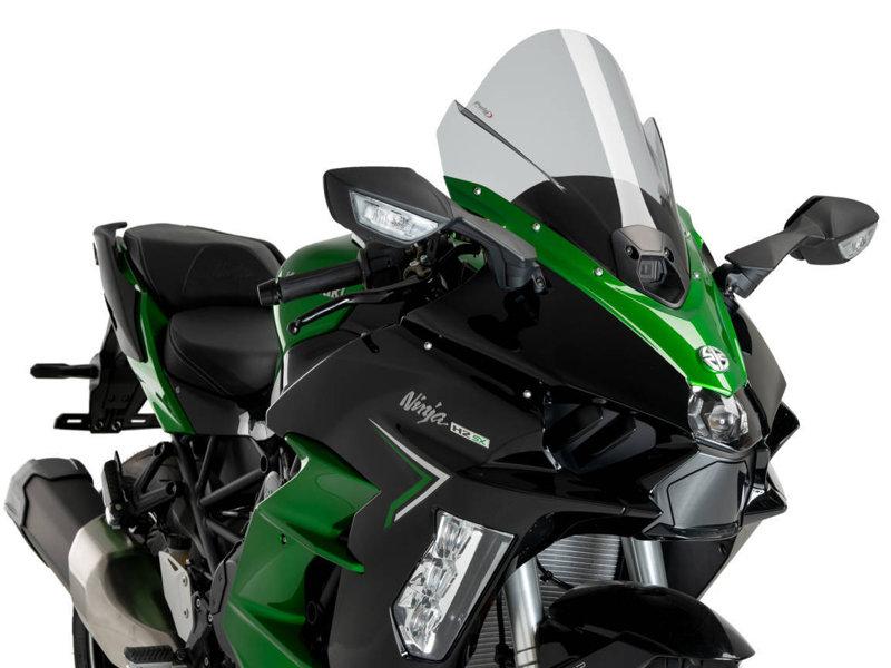 Puig Z-Racing Screen For Kawasaki H2 SX SE 2023-2025 - Black
