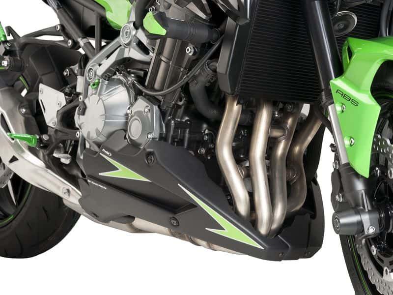Puig Engine Spoiler For Kawasaki Z900 2017-2024 - Matt Black