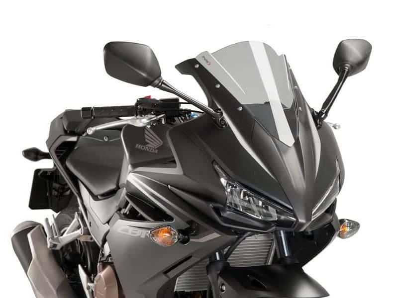 Puig Z-Racing Screen For Honda CBR500 R 2016-2018 - Dark Smoke