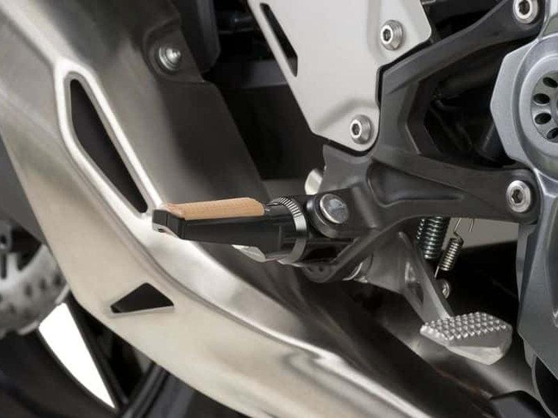 Puig Vintage Footpegs For KTM 1050 Adventure 2015-2016 - Black
