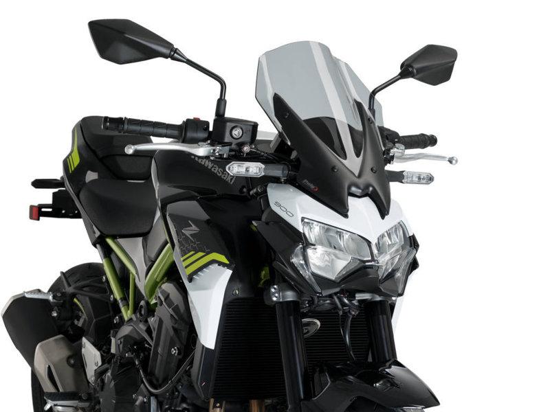 Puig New Generation Touring Screen For Kawasaki Z900 2020-2024 - Light Smoke
