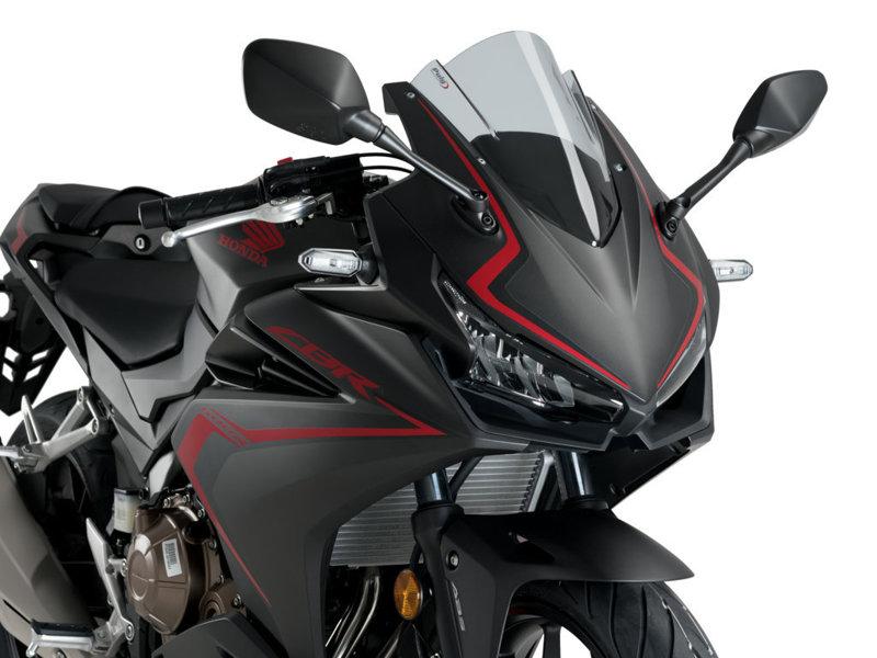 Puig Z-Racing Screen For Honda CBR500 R 2019-2025 - Light Smoke